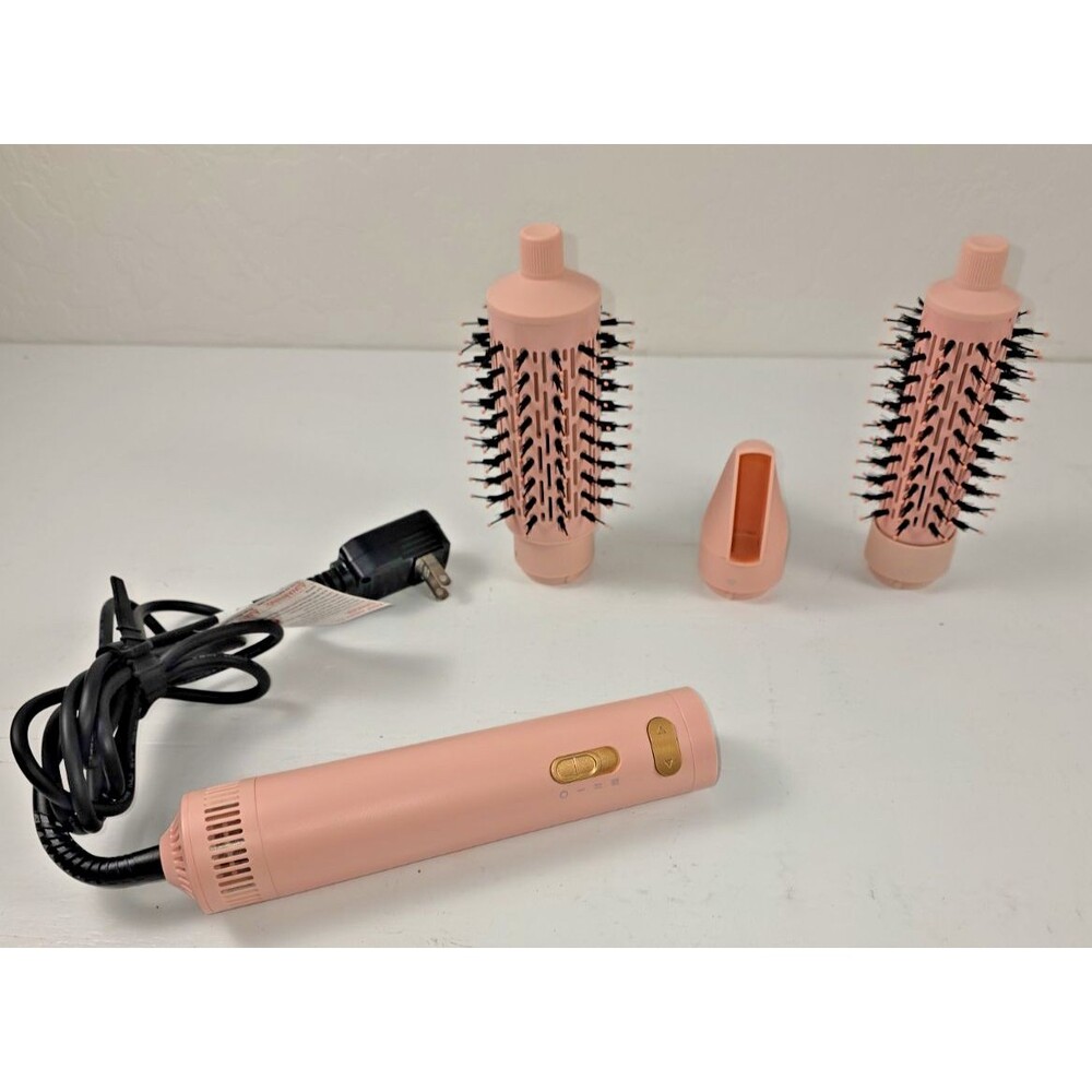 NIB -3 in 1 Rotating Hair Dryer Brush Spinning with Detachable Brush (2" & 1.5") - Picture 11 of 15